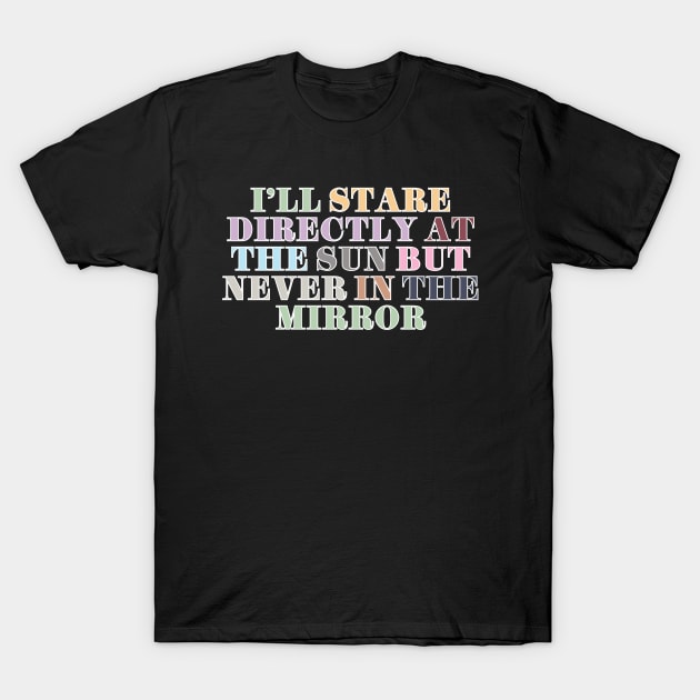 Anti-Hero Lyrics T-Shirt by Likeable Design